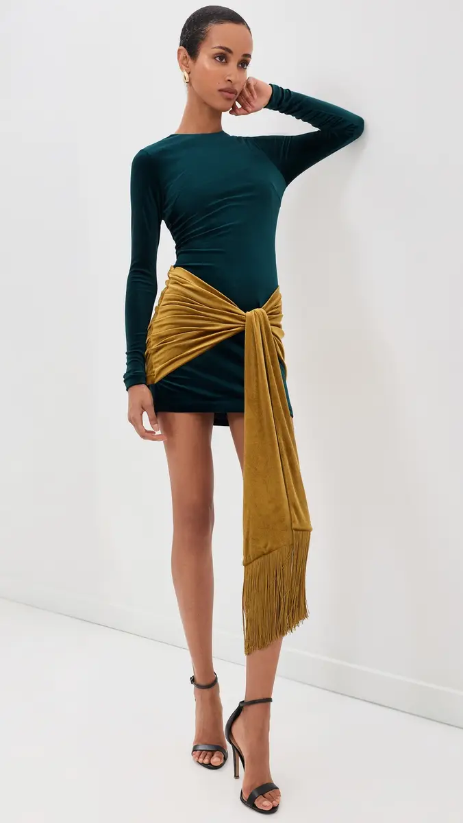 Retrofête Jackson Velvet Dress | Thumbnail 2