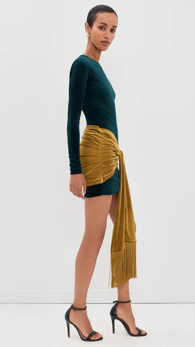 Retrofête Jackson Velvet Dress | Thumbnail 4