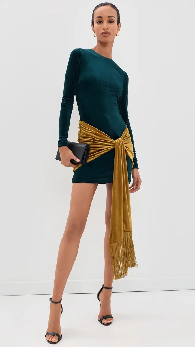 Retrofête Jackson Velvet Dress | Thumbnail 5