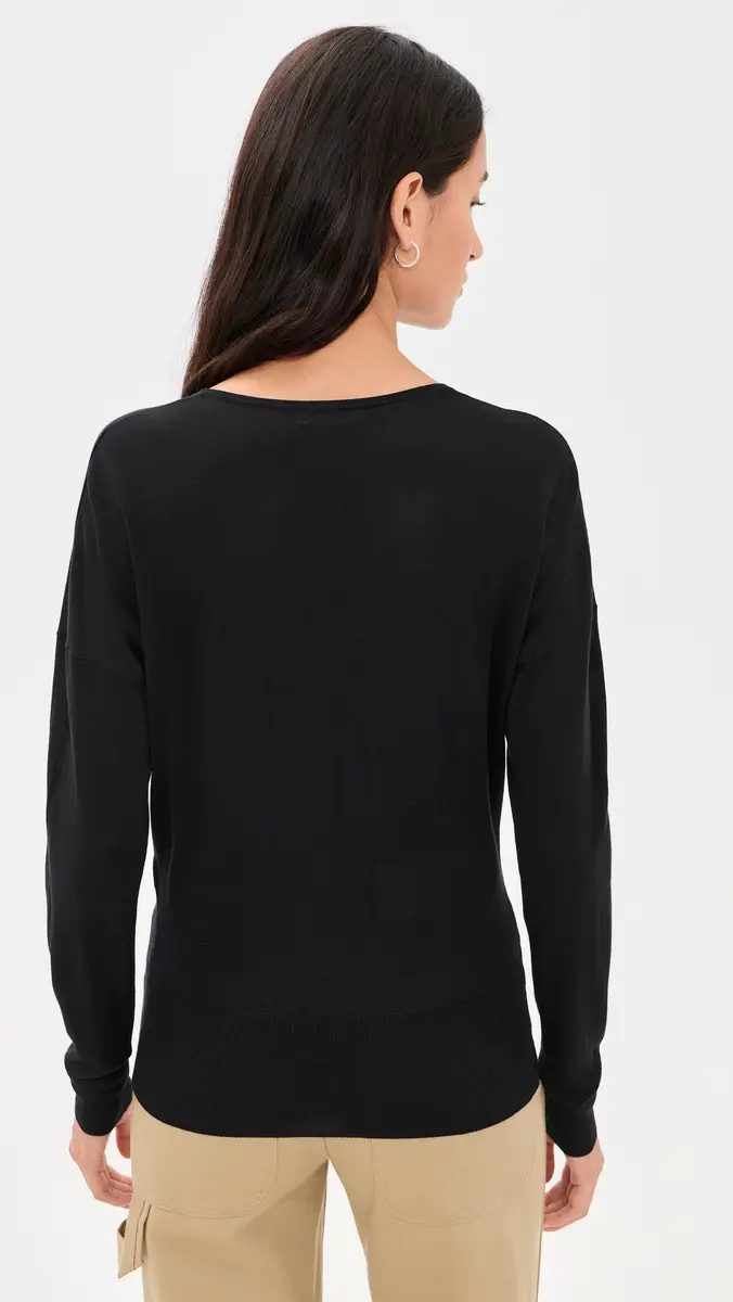 RENGGLI Silk Cashmere V Neck Sweater | Thumbnail 3 RENGGLI Silk Cashmere V Neck Sweater | Thumbnail 3