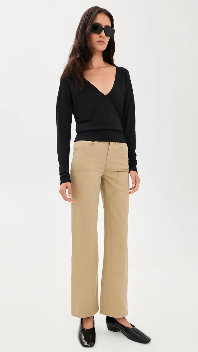 RENGGLI Silk Cashmere V Neck Sweater | Thumbnail 5 RENGGLI Silk Cashmere V Neck Sweater | Thumbnail 5