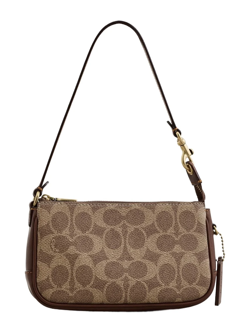 Coach Recycled Signature Leather 18 Plaza Bag