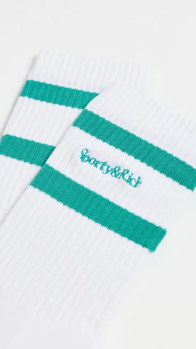 Sporty & Rich Serif Logo Socks | Thumbnail 3 Sporty & Rich Serif Logo Socks | Thumbnail 3