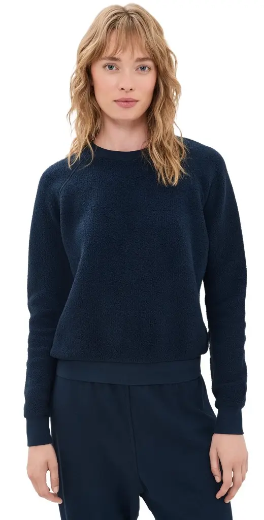 Ziggy Inside Out Fleece Long Sleeve Crew Neck Sweatshirt Ziggy Inside Out Fleece Long Sleeve Crew Neck Sweatshirt