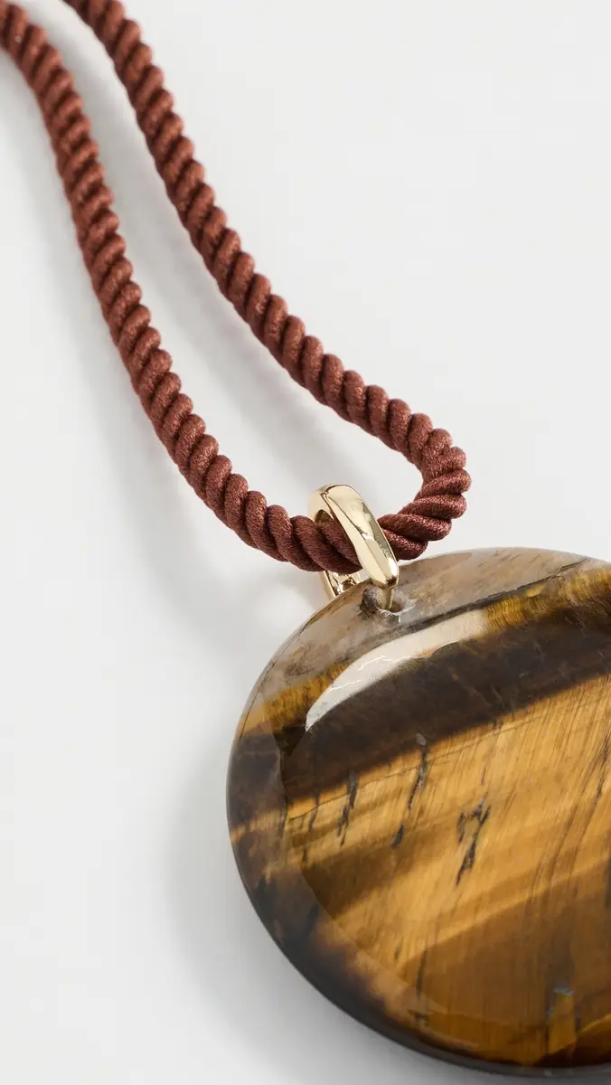 By Adina Eden Natural Stone Twisted Rope Necklace | Thumbnail 5 By Adina Eden Natural Stone Twisted Rope Necklace | Thumbnail 5