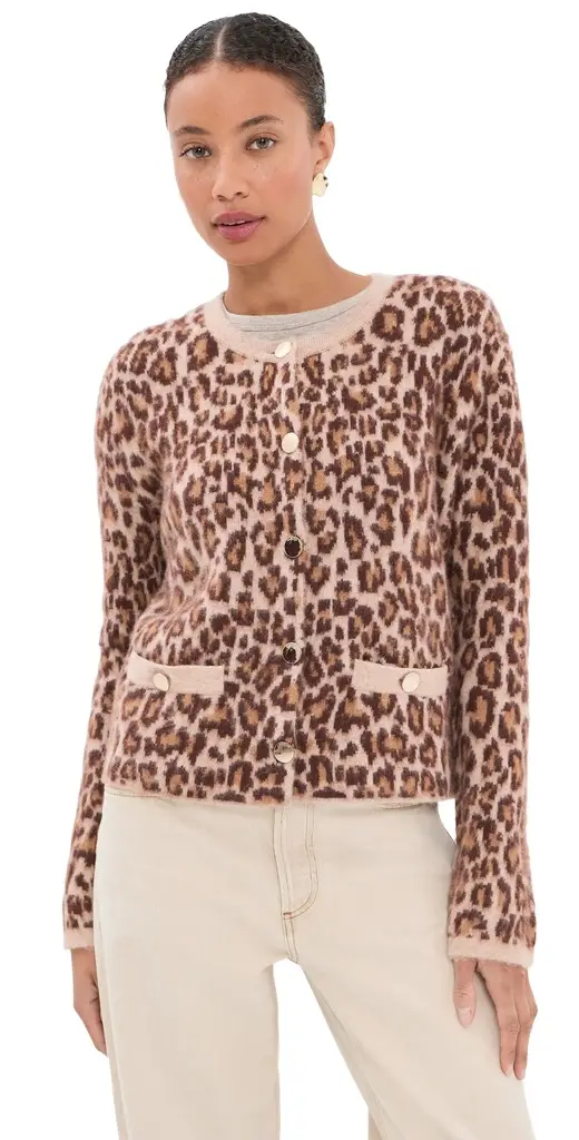Sablyn Char B Shrunken Cashmere Cardigan