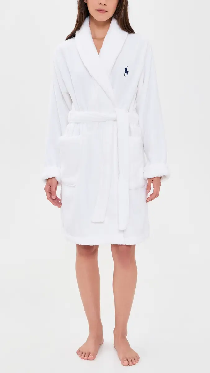 Polo Ralph Lauren Short Bear Printed Back Robe | Thumbnail 2 Polo Ralph Lauren Short Bear Printed Back Robe | Thumbnail 2