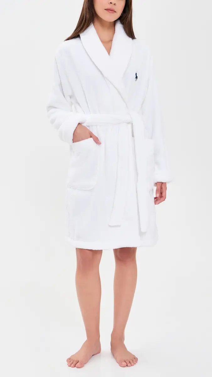 Polo Ralph Lauren Short Bear Printed Back Robe | Thumbnail 5 Polo Ralph Lauren Short Bear Printed Back Robe | Thumbnail 5
