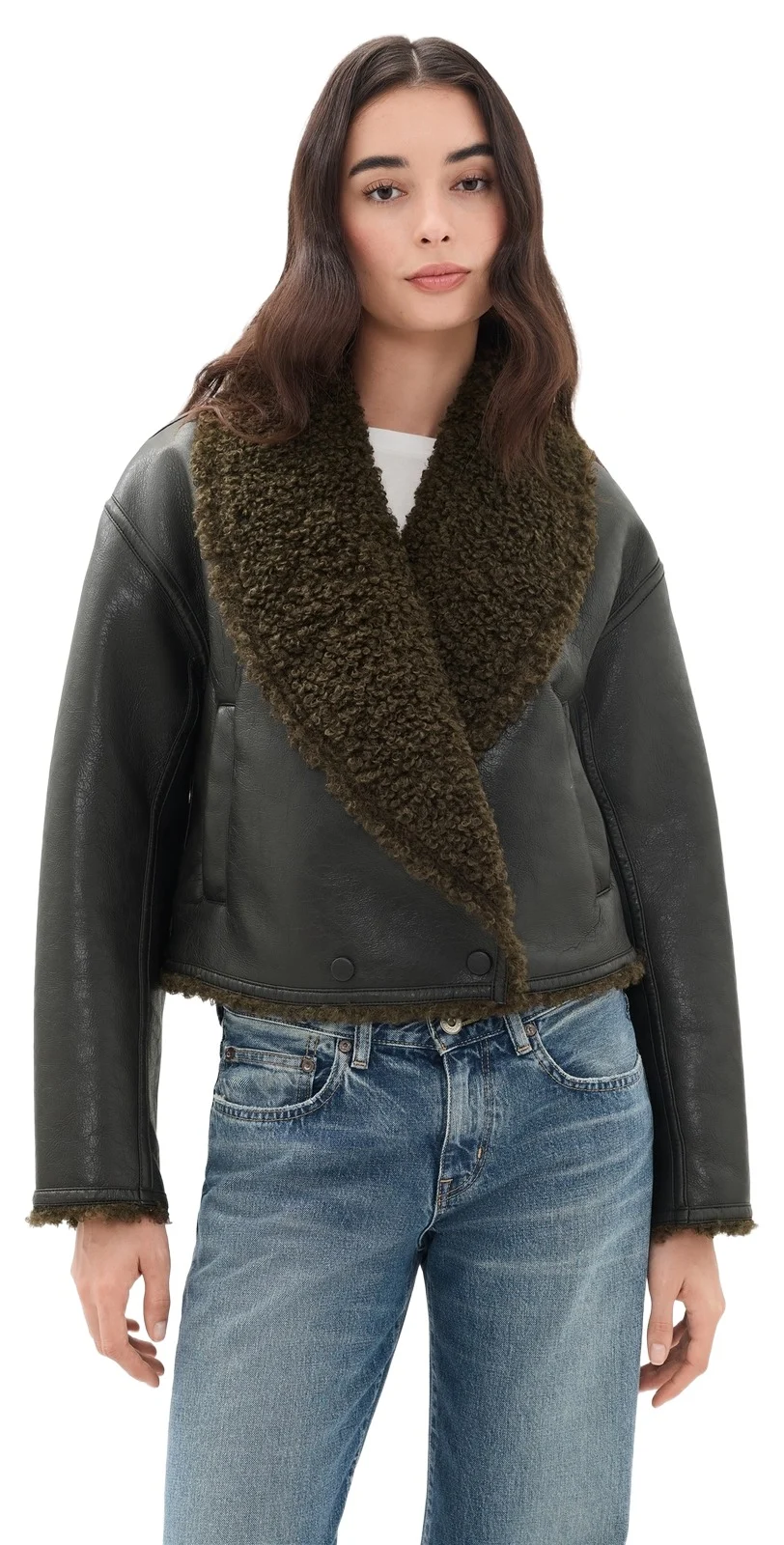 A.L.C. A. L.C. Stella Faux Leather Jacket | Thumbnail 1 A.L.C. A. L.C. Stella Faux Leather Jacket | Thumbnail 1