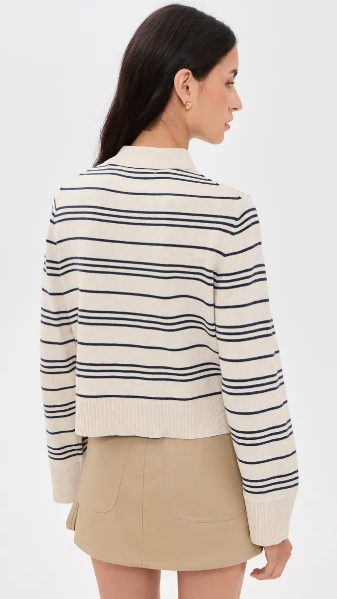 perfectwhitetee Ximena Polo Sweater | Thumbnail 3