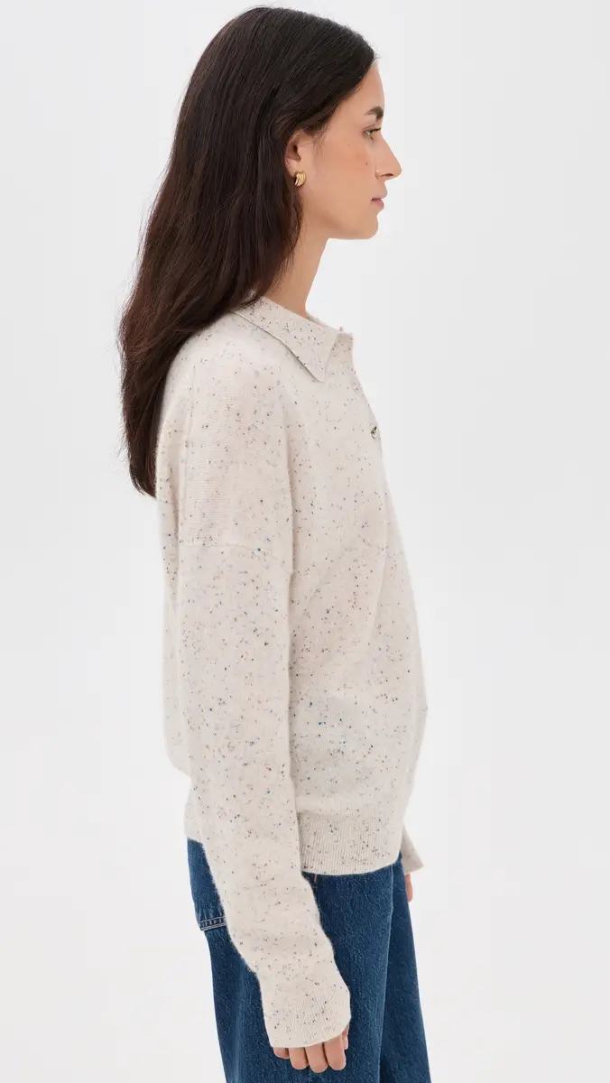 RENGGLI Cashmere Donegal Polo | Thumbnail 4