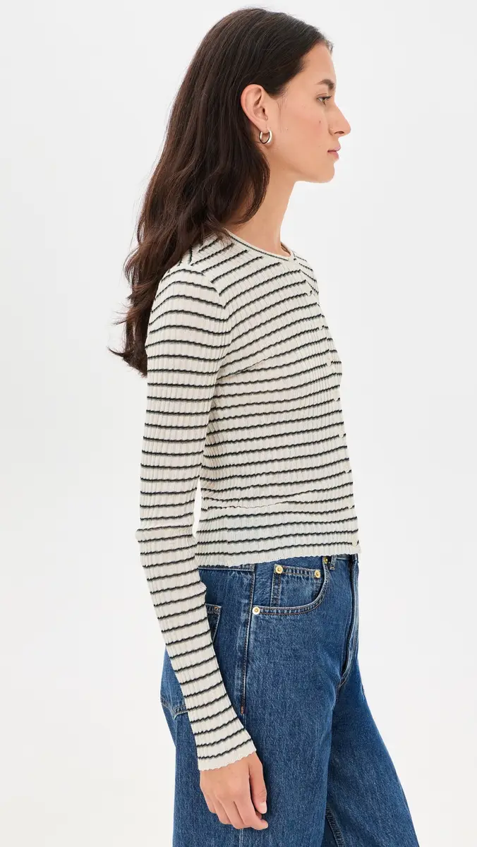Z Supply Rosanna Stripe Sweater Top | Thumbnail 4
