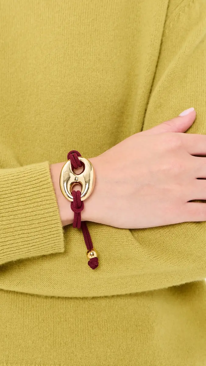 By Adina Eden Chunky Mariner Accent Rope Bracelet | Thumbnail 3 By Adina Eden Chunky Mariner Accent Rope Bracelet | Thumbnail 3