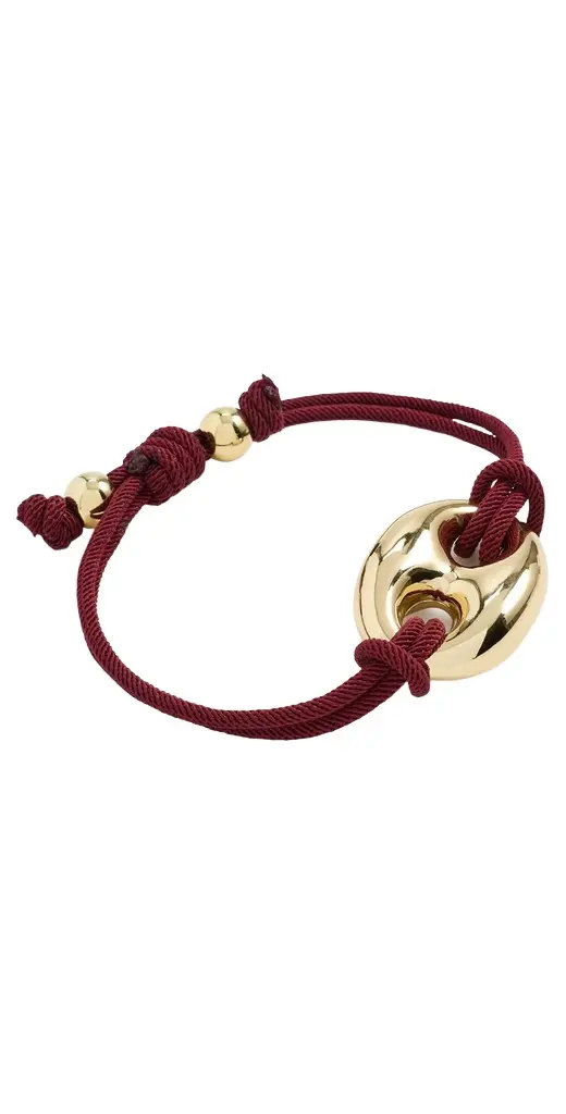 By Adina Eden Chunky Mariner Accent Rope Bracelet