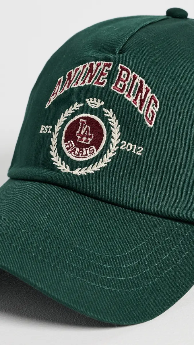 Anine Bing Jeremy Collegiate Baseball Cap | Thumbnail 5 Anine Bing Jeremy Collegiate Baseball Cap | Thumbnail 5