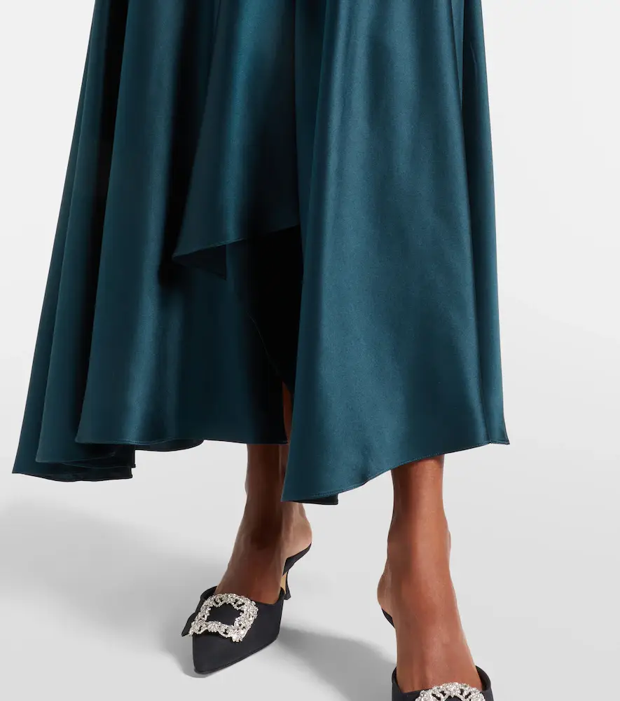 Roksanda Asha asymmetric silk satin maxi skirt | Thumbnail 5