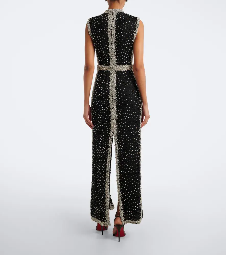 Costarellos Belina cutout crystal-embellished gown | Thumbnail 2
