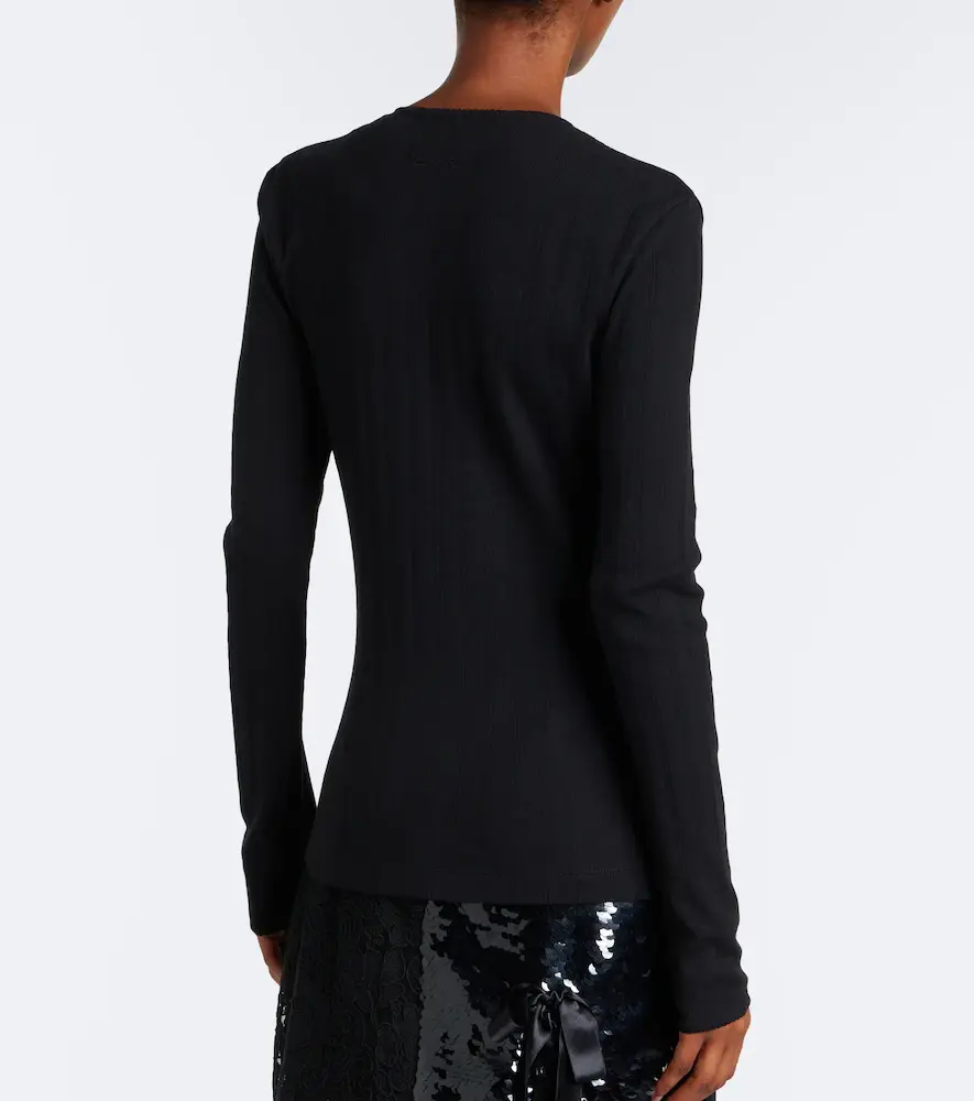 Simone Rocha Embellished pointelle cotton cardigan | Thumbnail 6 Simone Rocha Embellished pointelle cotton cardigan | Thumbnail 6