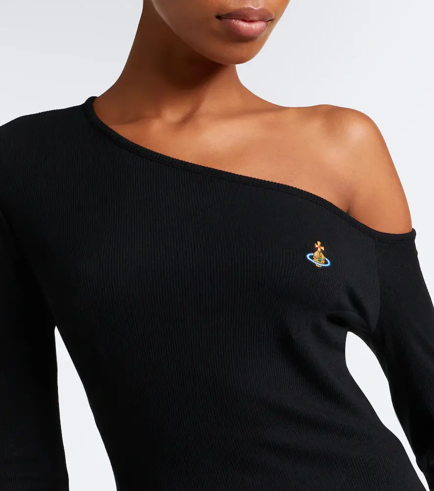 Vivienne Westwood Orb ribbed-knit one-shoulder top | Thumbnail 5 Vivienne Westwood Orb ribbed-knit one-shoulder top | Thumbnail 5