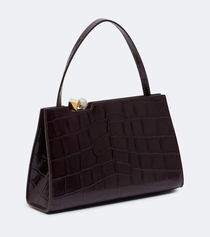 Jacquemus Salon croc-effect leather shoulder bag | Thumbnail 3 Jacquemus Salon croc-effect leather shoulder bag | Thumbnail 3