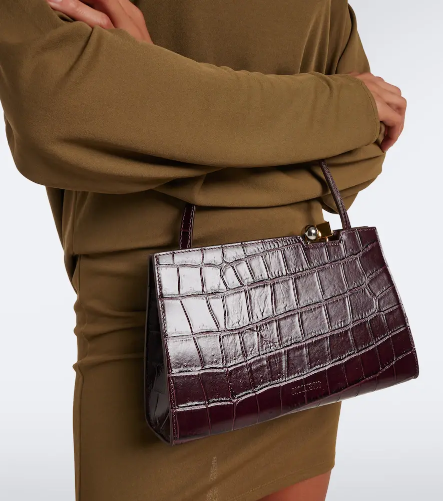 Jacquemus Salon croc-effect leather shoulder bag | Thumbnail 5 Jacquemus Salon croc-effect leather shoulder bag | Thumbnail 5