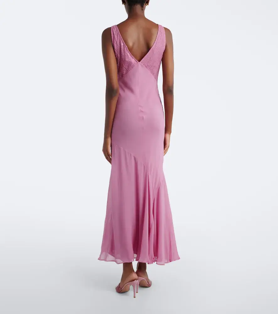BLUMARINE Floral sequined midi dress | Thumbnail 2 BLUMARINE Floral sequined midi dress | Thumbnail 2