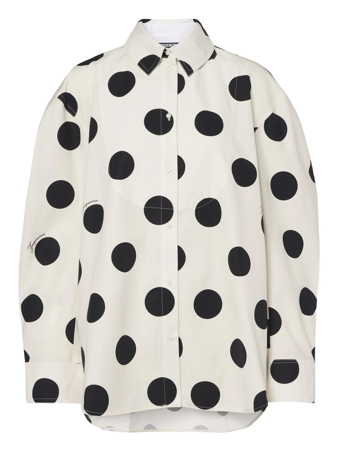 Jacquemus Citta polka-dot cotton shirt