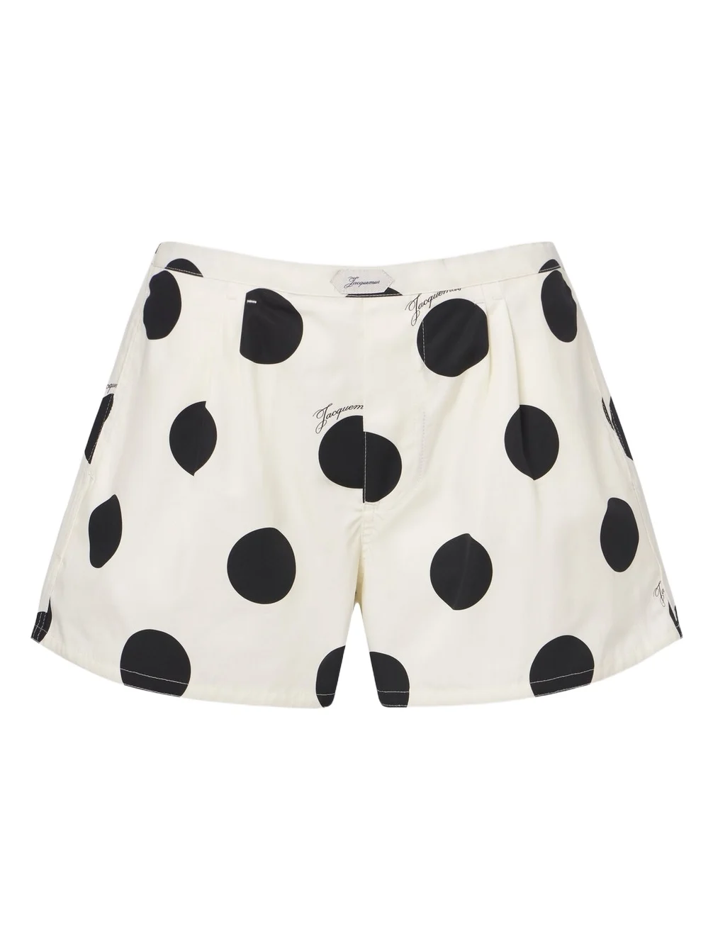 Jacquemus Amelo polka-dot cotton shorts