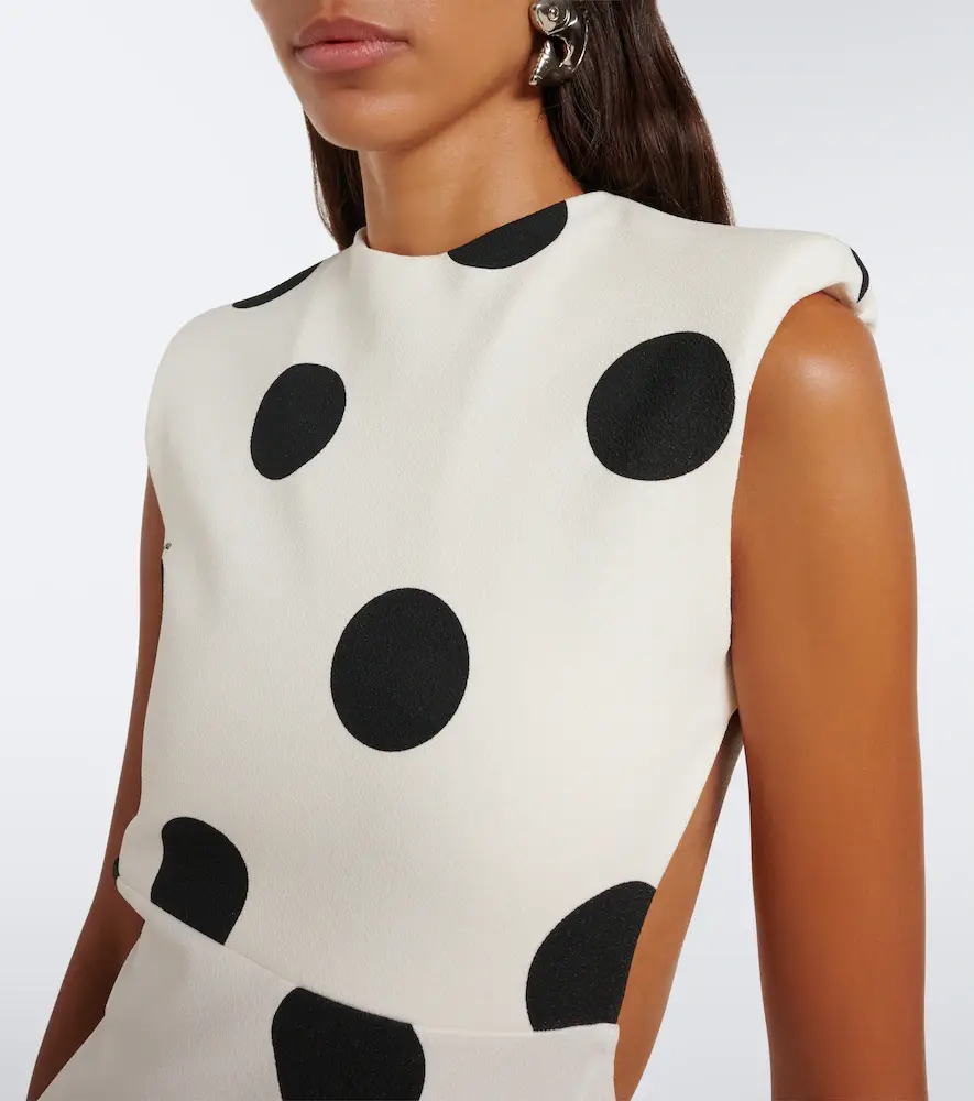 Jacquemus Palmier polka-dot jersey midi dress | Thumbnail 5