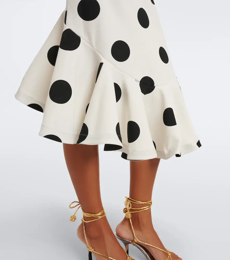 Jacquemus Palmier polka-dot jersey midi dress | Thumbnail 6
