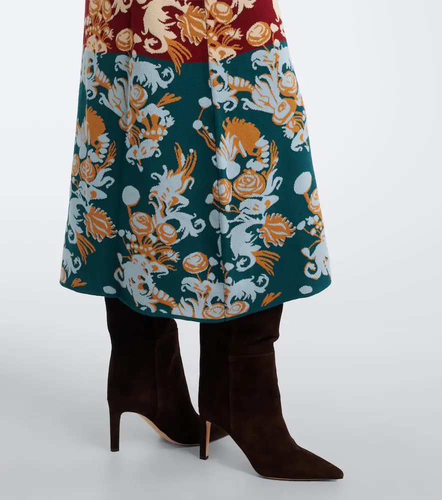 La DoubleJ Coven jacquard cotton-blend midi dress | Thumbnail 3 La DoubleJ Coven jacquard cotton-blend midi dress | Thumbnail 3