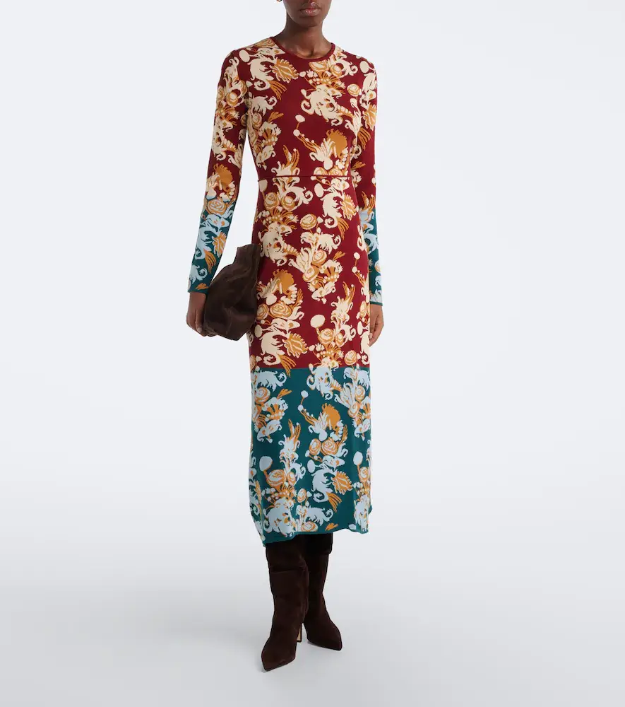 La DoubleJ Coven jacquard cotton-blend midi dress | Thumbnail 5 La DoubleJ Coven jacquard cotton-blend midi dress | Thumbnail 5