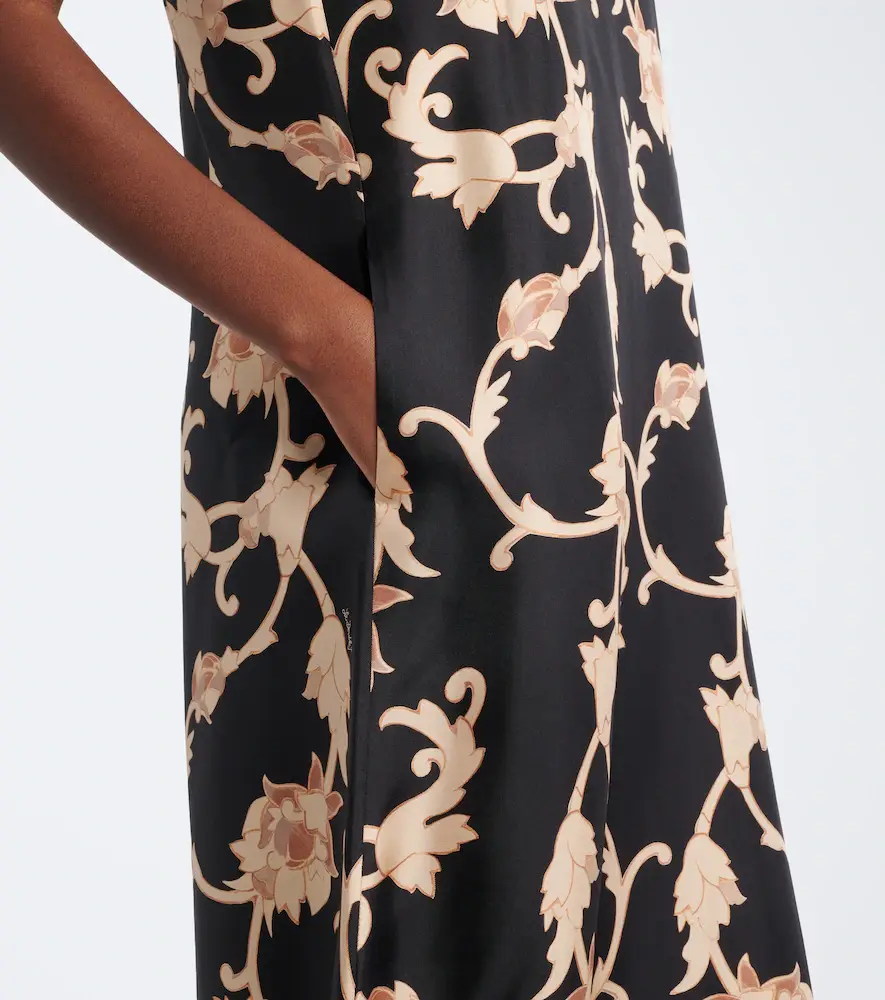 La DoubleJ Buttercup feather-trimmed silk maxi dress | Thumbnail 4 La DoubleJ Buttercup feather-trimmed silk maxi dress | Thumbnail 4