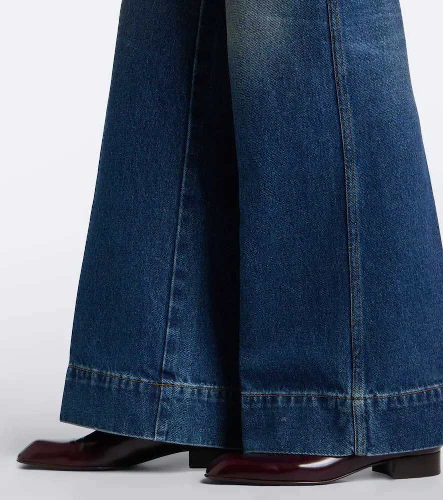 Victoria Beckham Alina faded wide-leg jeans | Thumbnail 3 Victoria Beckham Alina faded wide-leg jeans | Thumbnail 3