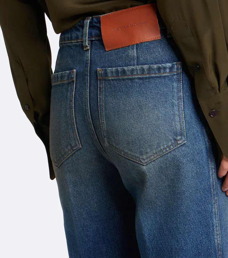 Victoria Beckham Alina faded wide-leg jeans | Thumbnail 7 Victoria Beckham Alina faded wide-leg jeans | Thumbnail 7
