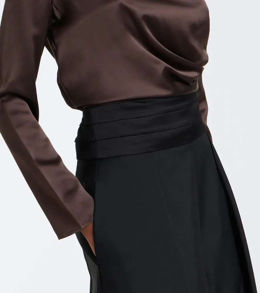Loulou de Saison Anya draped satin top | Thumbnail 6 Loulou de Saison Anya draped satin top | Thumbnail 6