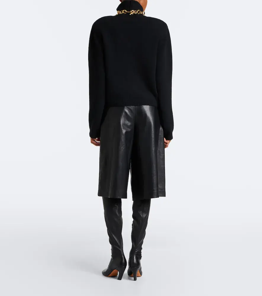 Joseph Asia leather Bermuda shorts | Thumbnail 2