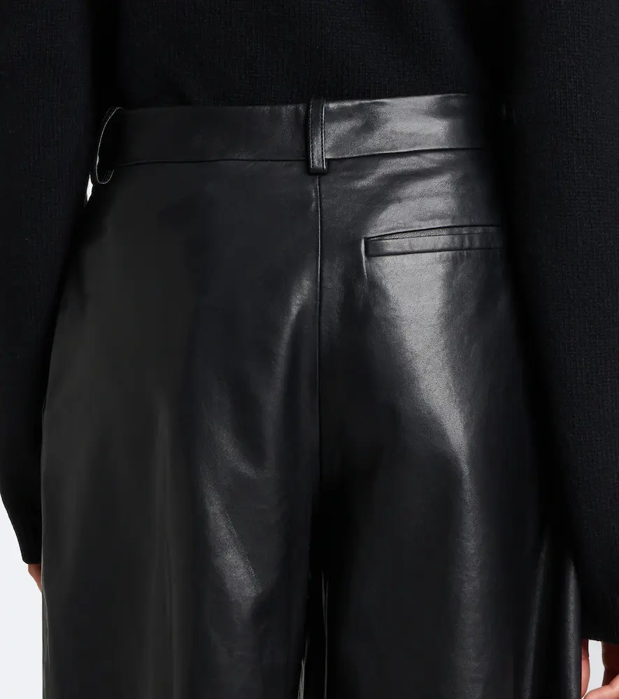 Joseph Asia leather Bermuda shorts | Thumbnail 3