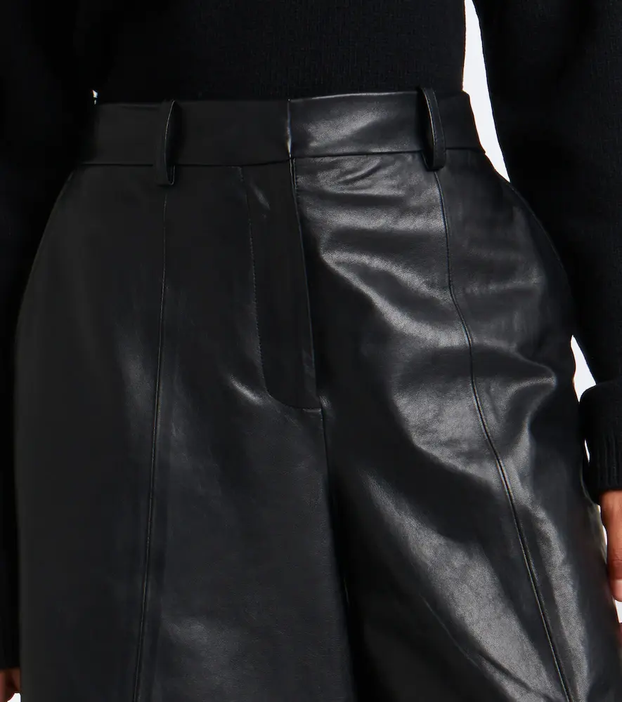 Joseph Asia leather Bermuda shorts | Thumbnail 5