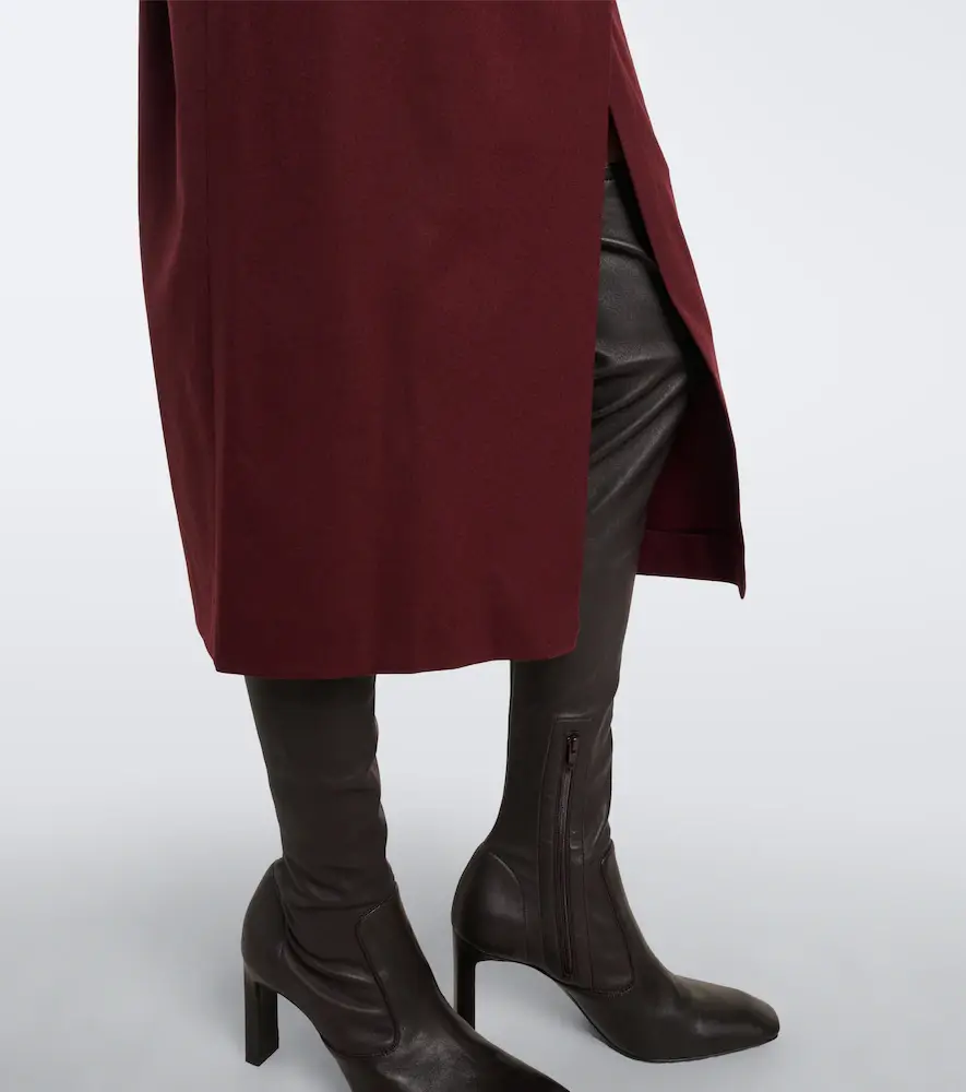 Max Mara Belted wool-blend shirt dress | Thumbnail 5