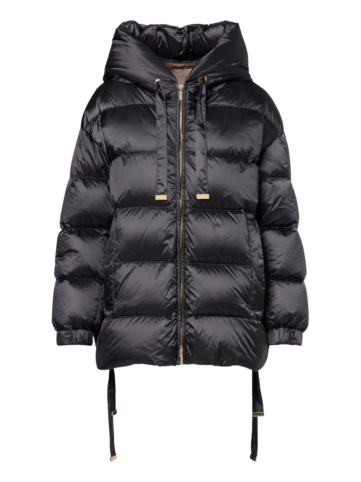 Hooded down jacket