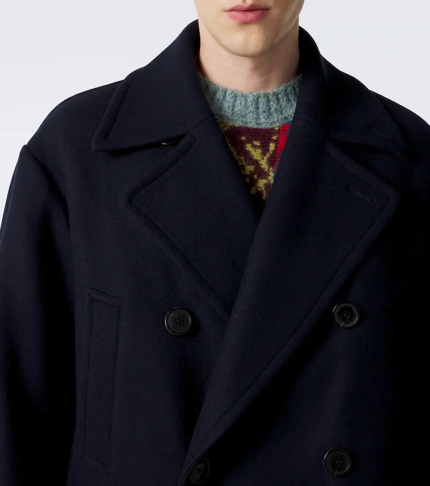 Dries Van Noten Double-breasted wool-blend jacket | Thumbnail 3