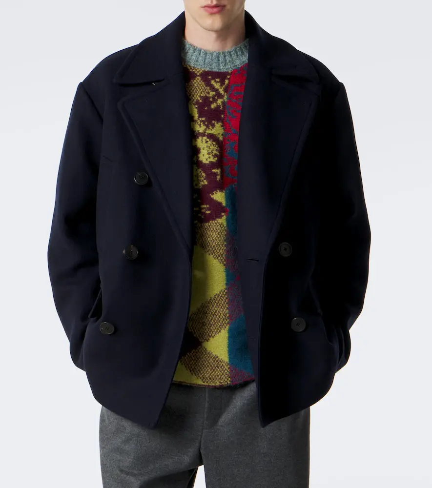 Dries Van Noten Double-breasted wool-blend jacket | Thumbnail 5