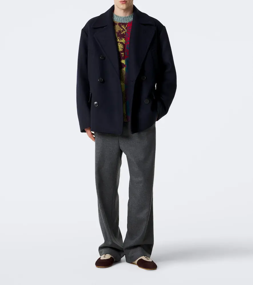 Dries Van Noten Double-breasted wool-blend jacket | Thumbnail 7