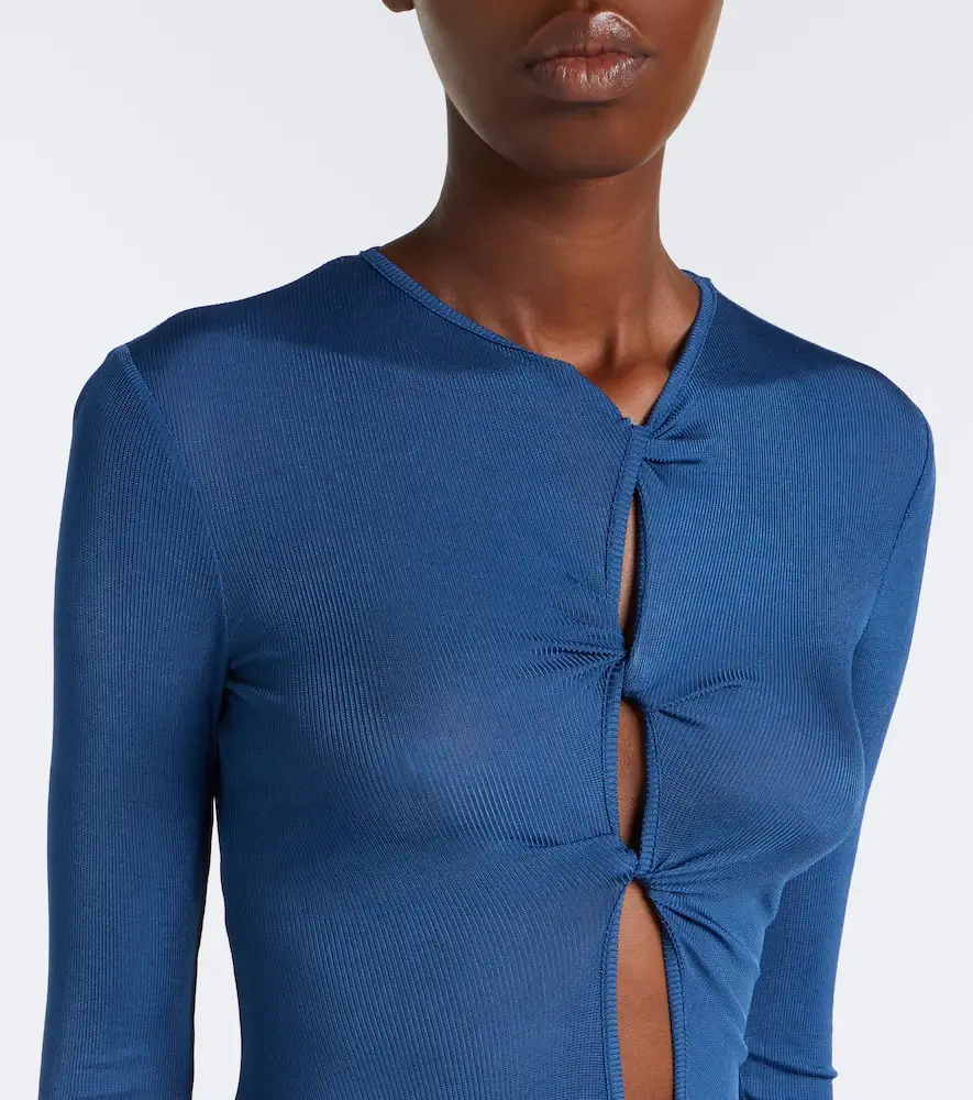 Christopher Esber Open Twist cutout ruched jersey maxi dress | Thumbnail 2 Christopher Esber Open Twist cutout ruched jersey maxi dress | Thumbnail 2