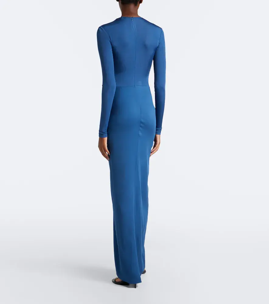 Christopher Esber Open Twist cutout ruched jersey maxi dress | Thumbnail 3 Christopher Esber Open Twist cutout ruched jersey maxi dress | Thumbnail 3