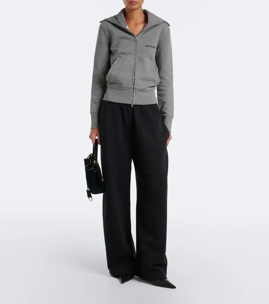 Balenciaga Logo cotton sweatpants | Thumbnail 4