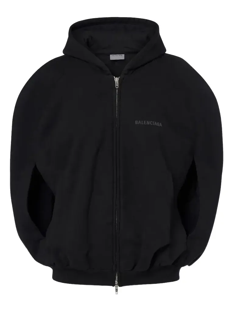 Balenciaga Cotton zip-up hoodie