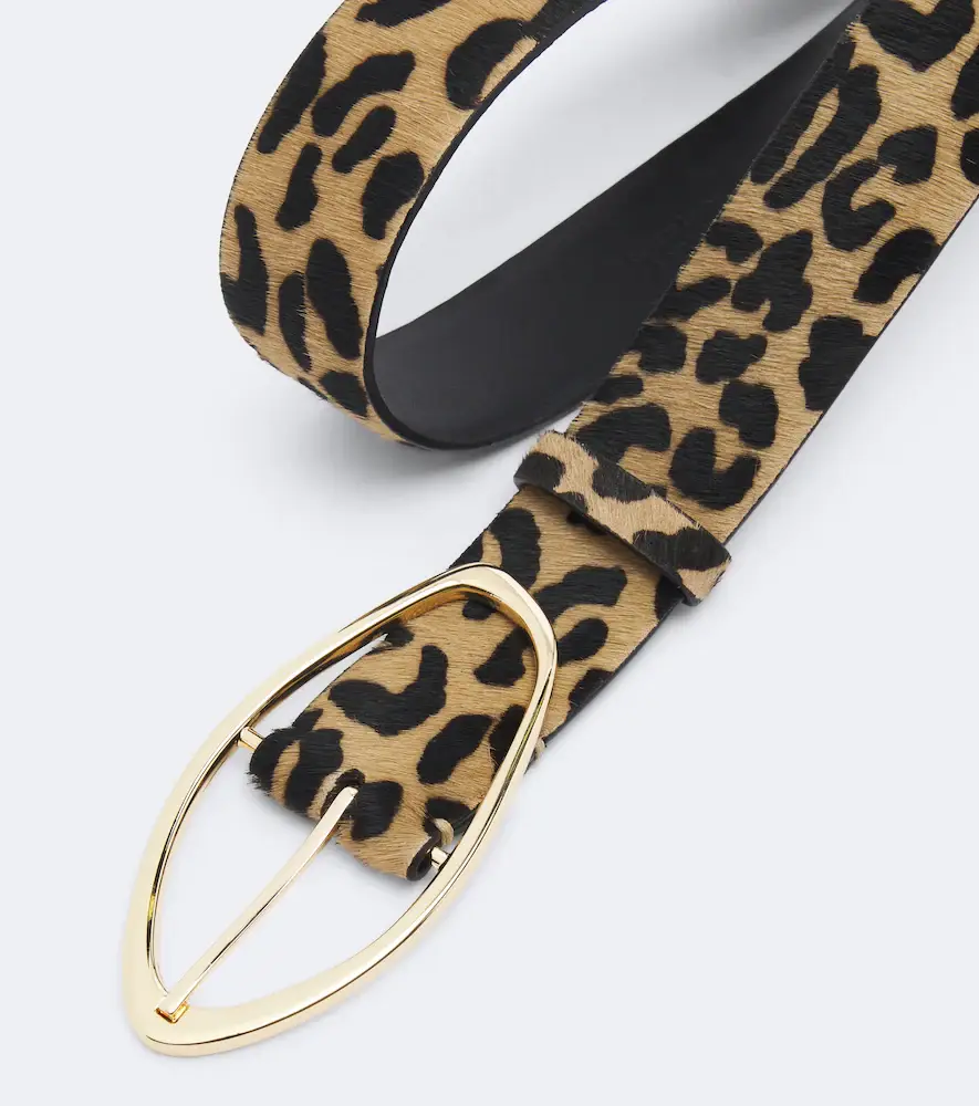 AMANU Grumeti leopard-print calf hair belt | Thumbnail 2