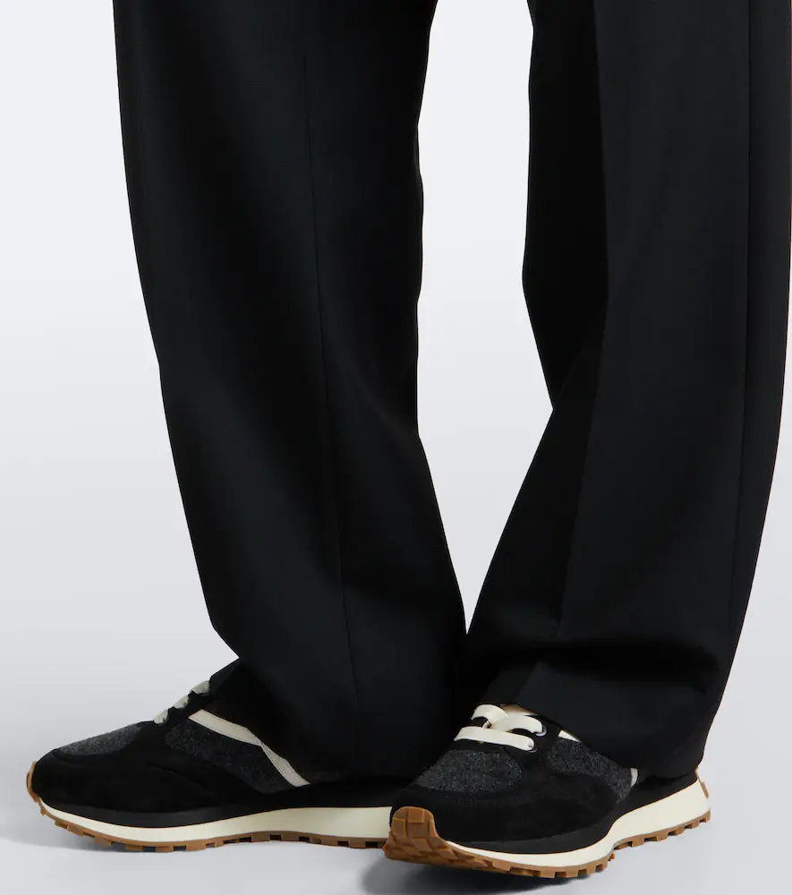 Veronica Beard Valentina suede-trimmed sneakers | Thumbnail 5 Veronica Beard Valentina suede-trimmed sneakers | Thumbnail 5